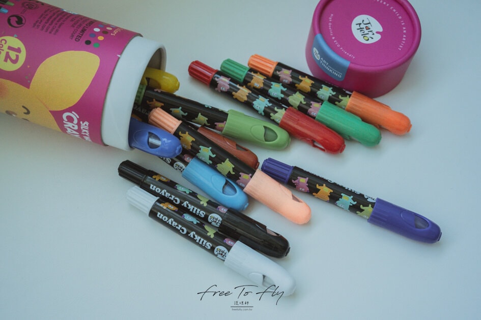 JarMelo創意美學的兒童絲滑蠟筆